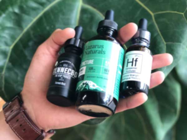 CBD products at Spine & Strength